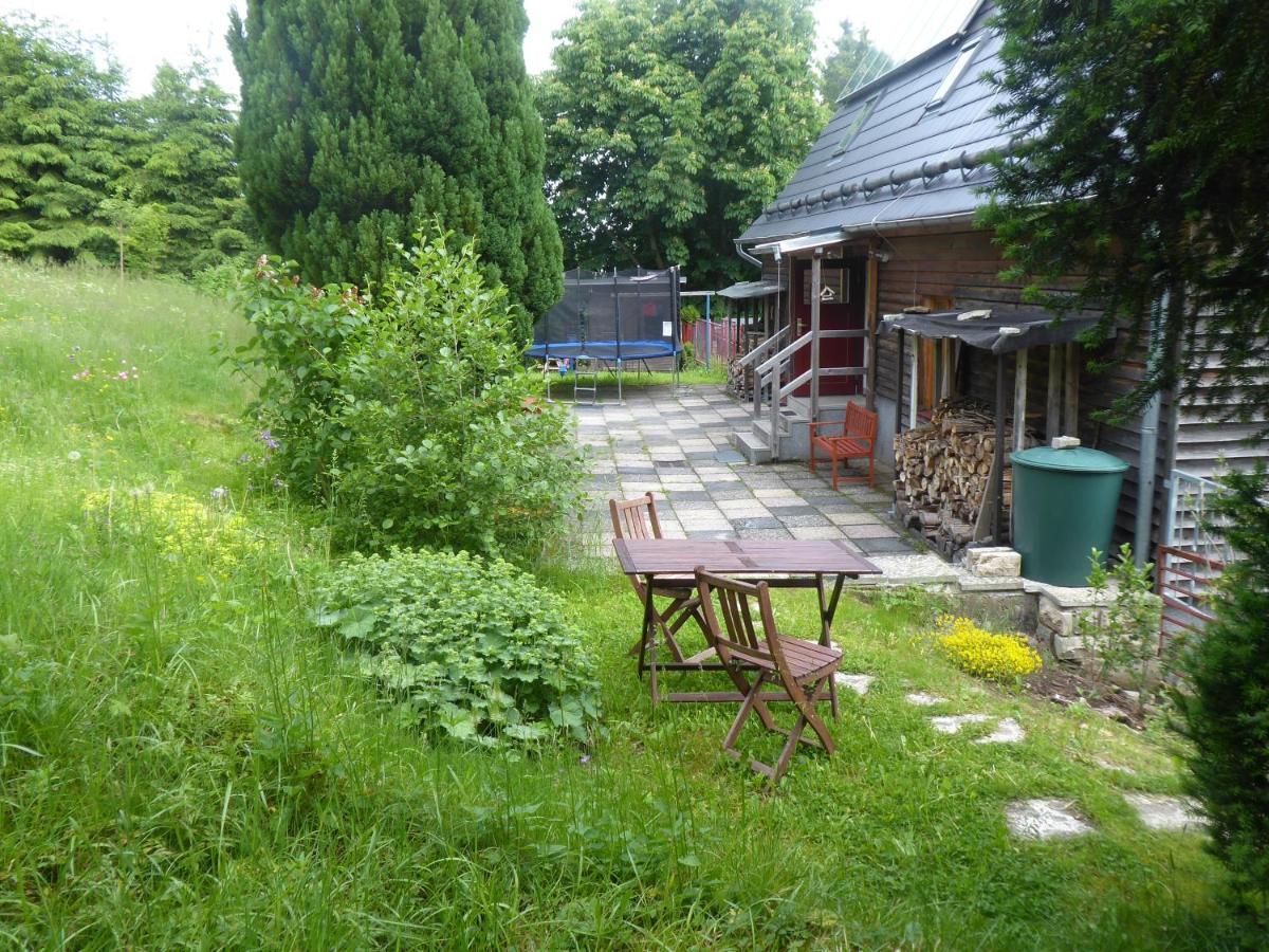 Haus Bergwiese - für Naturfreunde, Familien, Wanderer Gehlberg Exterior foto